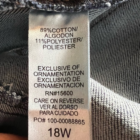 Wit & Wisdom High Rise Skinny Distressed Raw Hem Denim Jean - Picture 13 of 15